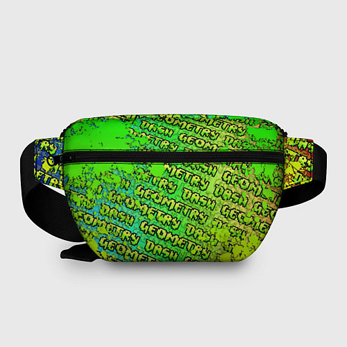 Поясная сумка Geometry Dash: Acid Green / 3D-принт – фото 2