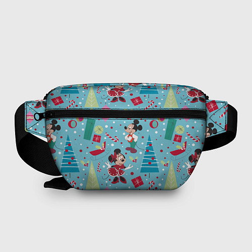 Поясная сумка Mickey and Minnie pattern / 3D-принт – фото 2