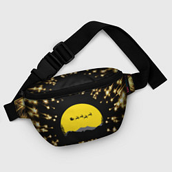 Поясная сумка Фейерверк Санта, цвет: 3D-принт — фото 2