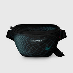 Поясная сумка Gravity blue line theme, цвет: 3D-принт