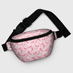 Поясная сумка Розовые Единороги, цвет: 3D-принт — фото 2