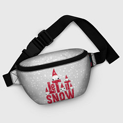 Поясная сумка Let it snow - пусть идет снег, цвет: 3D-принт — фото 2