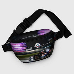 Поясная сумка BMW night city, цвет: 3D-принт — фото 2