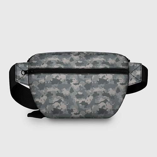 Поясная сумка Серый Камуфляж городской / 3D-принт – фото 2