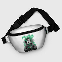 Поясная сумка Punk you!, цвет: 3D-принт — фото 2