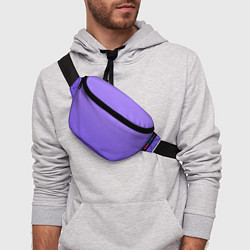 Поясная сумка Красивый фиолетовый светлый градиент, цвет: 3D-принт — фото 2
