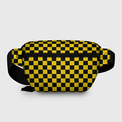 Поясная сумка Такси Шахматные Клетки / 3D-принт – фото 2