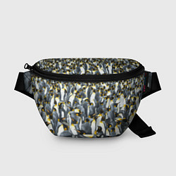 Поясная сумка Пингвины Penguins, цвет: 3D-принт