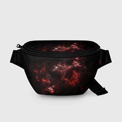 Поясная сумка Красный космос Red space, цвет: 3D-принт