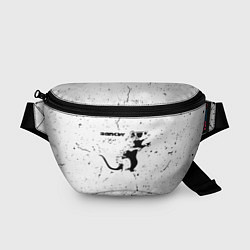 Поясная сумка Banksy крыса в очках, цвет: 3D-принт