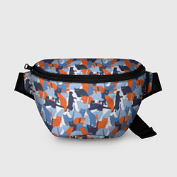 Поясная сумка Домашние Питомцы Кошки, цвет: 3D-принт