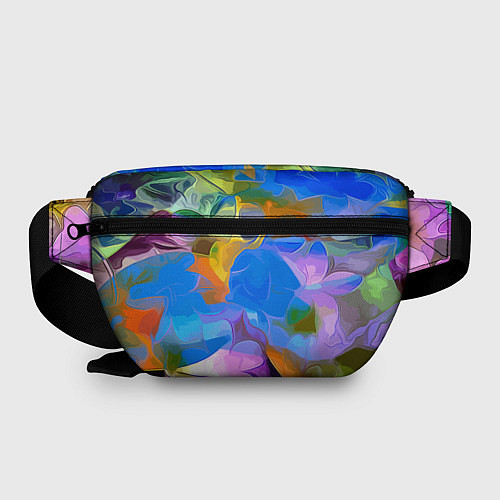 Поясная сумка Цветочный узор Summer / 3D-принт – фото 2