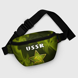 Поясная сумка USSR - ЗВЕЗДА - Огонь, цвет: 3D-принт — фото 2