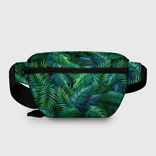 Поясная сумка Green plants pattern / 3D-принт – фото 2