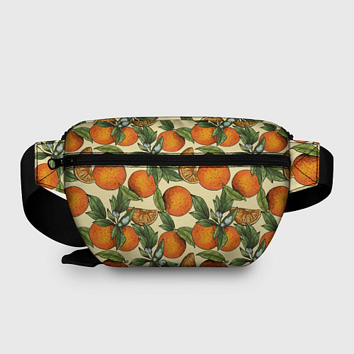 Поясная сумка Узор Апельсиновое настроение / 3D-принт – фото 2