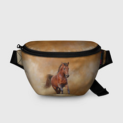 Поясная сумка BAY HORSE гнедой конь, цвет: 3D-принт