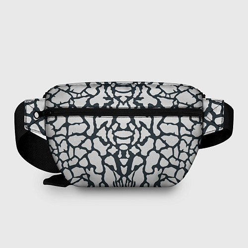 Поясная сумка Animal Black and White Pattern / 3D-принт – фото 2