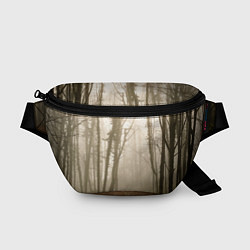 Поясная сумка Туманный лес на восходе, цвет: 3D-принт
