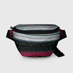 Поясная сумка Цветная мозаика colored mosaic lines, цвет: 3D-принт