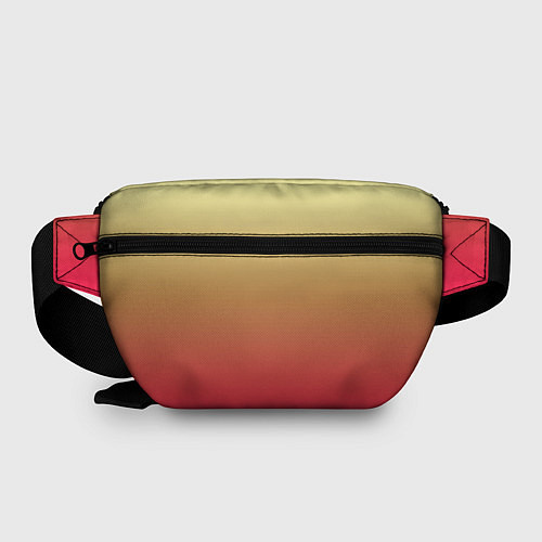 Поясная сумка Красно-желтый градиент / 3D-принт – фото 2