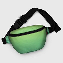 Поясная сумка Shades of Green GRADIENT, цвет: 3D-принт — фото 2