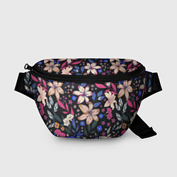 Поясная сумка Цветы Красочные Лилии В Саду, цвет: 3D-принт