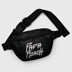 Поясная сумка Papa roach Glitch Big Logo, цвет: 3D-принт — фото 2