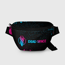 Поясная сумка Dead Space - neon gradient: надпись и символ, цвет: 3D-принт