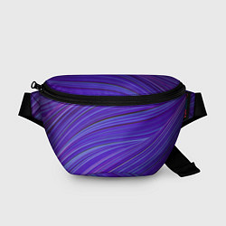 Поясная сумка Абстрактные волны Wave - без надписи, цвет: 3D-принт