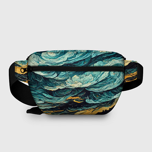Поясная сумка Пейзаж в стиле Ван Гога / 3D-принт – фото 2