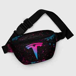 Поясная сумка Tesla - neon gradient, цвет: 3D-принт — фото 2