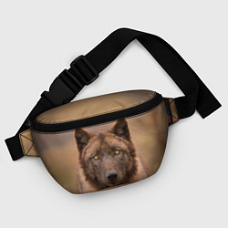Поясная сумка Молодой волк, цвет: 3D-принт — фото 2