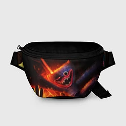 Поясная сумка Хагги Вагги в огне, цвет: 3D-принт