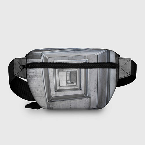 Поясная сумка Абстрактная спираль из блоков / 3D-принт – фото 2