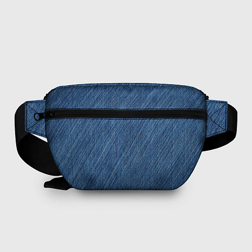 Поясная сумка Деним - джинсовая ткань текстура / 3D-принт – фото 2