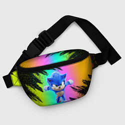 Поясная сумка Sonic neon, цвет: 3D-принт — фото 2