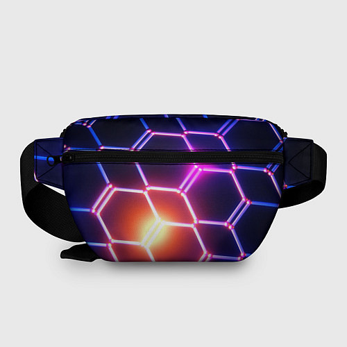 Поясная сумка Магическая неоновая броня / 3D-принт – фото 2