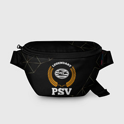 Поясная сумка Лого PSV и надпись legendary football club на темн, цвет: 3D-принт