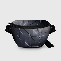 Поясная сумка Рельефные фигуры, цвет: 3D-принт