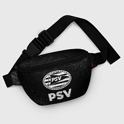 Поясная сумка PSV с потертостями на темном фоне, цвет: 3D-принт — фото 2