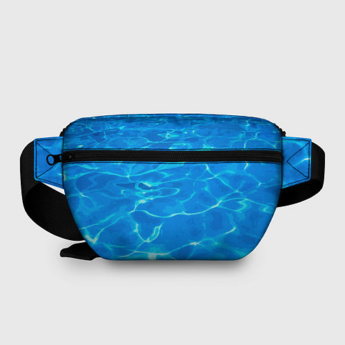 Поясная сумка Абстрактные волны бассейна - текстура / 3D-принт – фото 2