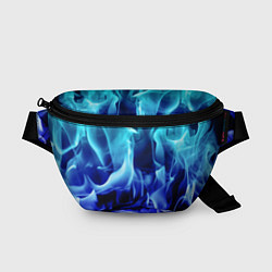 Поясная сумка Огненный неоновый градиент, цвет: 3D-принт