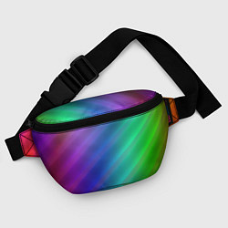 Поясная сумка Полосы всех цветов радуги, цвет: 3D-принт — фото 2