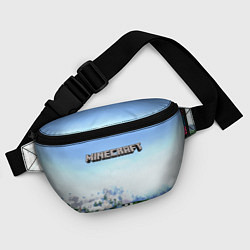 Поясная сумка Зимний пейзаж - Майнкрафт, цвет: 3D-принт — фото 2