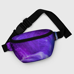 Поясная сумка Неоновые волны, цвет: 3D-принт — фото 2