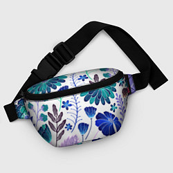 Поясная сумка Графичная растительная композиция, цвет: 3D-принт — фото 2
