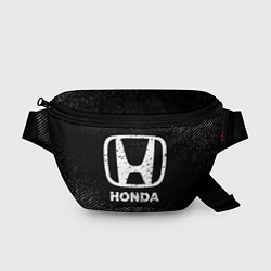 Поясная сумка Honda с потертостями на темном фоне, цвет: 3D-принт