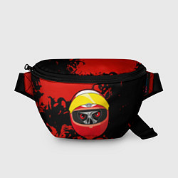 Поясная сумка Горилла в шлеме, цвет: 3D-принт
