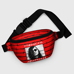 Поясная сумка Егор Летов - Гражданская Оборона, цвет: 3D-принт — фото 2