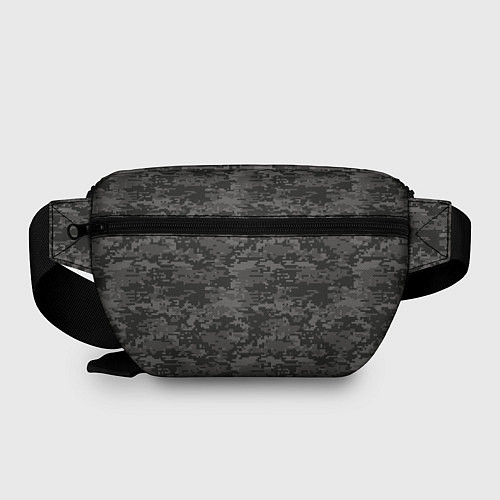 Поясная сумка Камуфляж AOR-2 серый пиксель / 3D-принт – фото 2